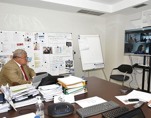 Pedro Ramos reuniu-se com dirigentes da Saúde do país