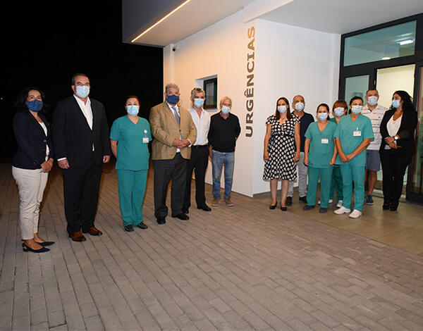 Pedro Ramos esteve na reabertura das portas do Serviço de Urgência no Novo Centro de Saúde Calheta