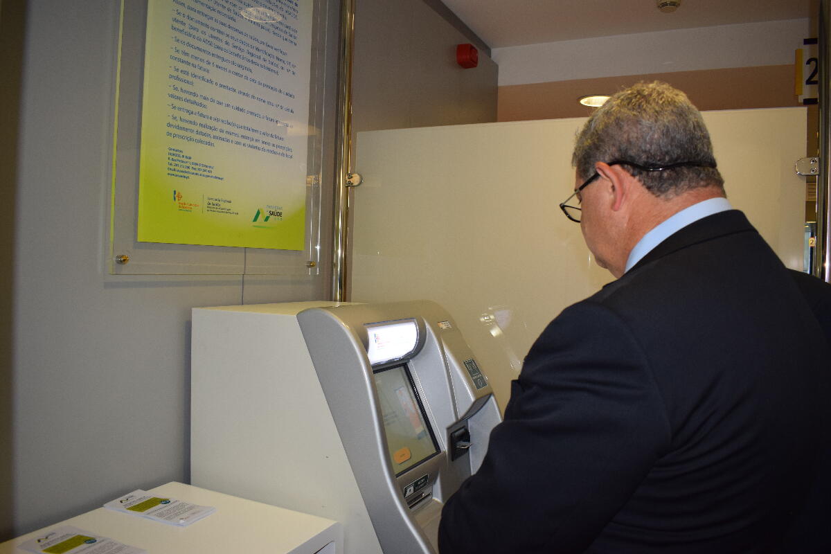 Balcão Automático da Saúde na Loja do Cidadão