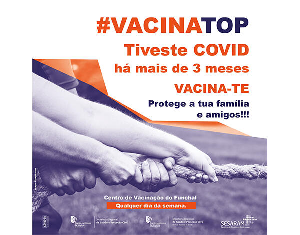 Já tiveste COVID há mais de 3 meses? Esta informação é para Ti.  