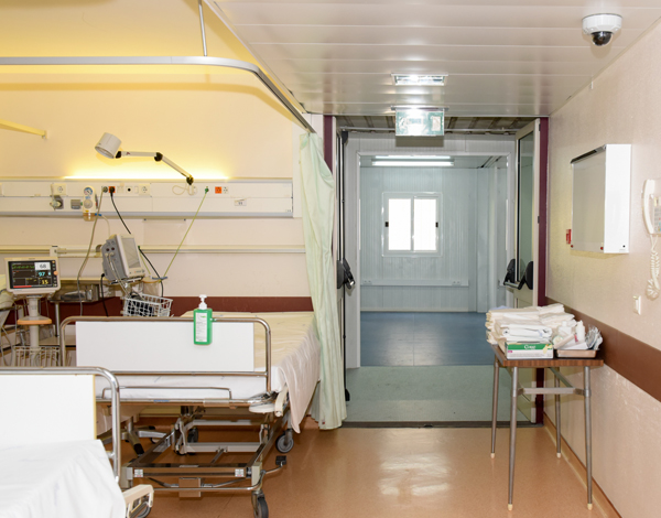 SESARAM concluiu a instalação da estrutura de acolhimento temporário nas urgências do Hospital