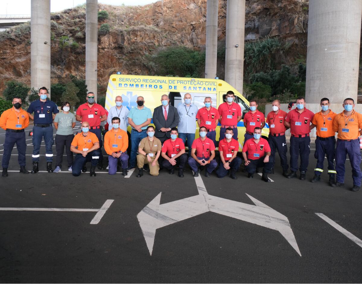 Proteção Civil promove formação em “Condução Defensiva de Ambulância”