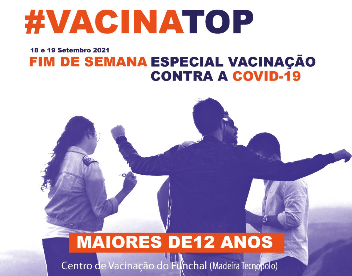 #VACINATOP - FIM DE SEMANA ESPECIAL de Vacinação contra a COVID-19 