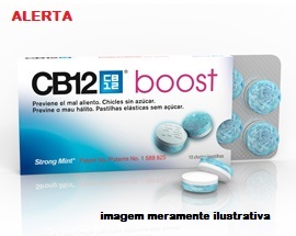 Alerta - Retirada do mercado do produto CB12 Boost pastilhas sem açucar