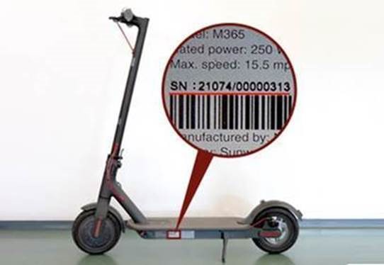 Alerta ARAE – Trotinete Eléctrica “Mi Electric Scooter (M365)”
