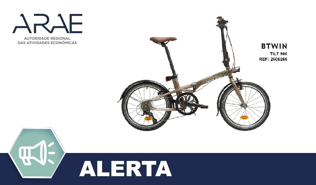 Alerta ARAE – Bicicleta Tilt 900 BTWIN - Referência: 2606266
