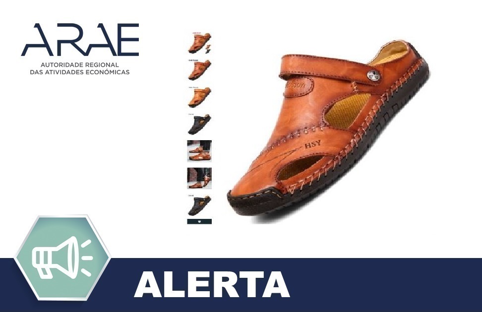 Alerta ARAE – Sandálias de homem em pele HYS