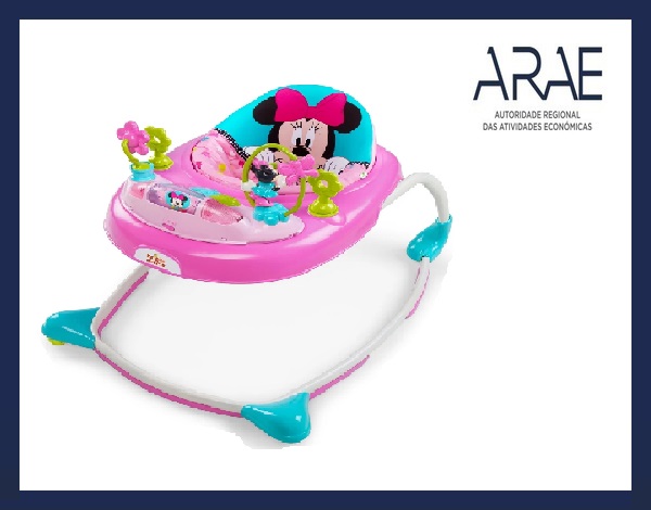 Alerta ARAE – Artigo de puericultura e equipamento infantil - “Andarilho da Disney para bebés” 
