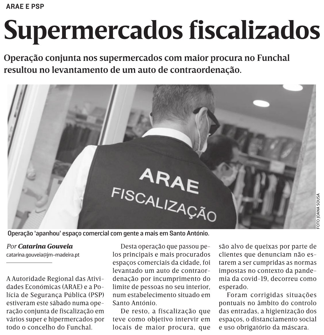 in JM-Madeira, edição de 13/12/2020 