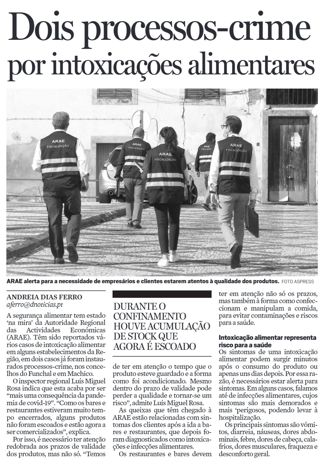 in Diário de Notícias da Madeira, edição de 06/07/2021 