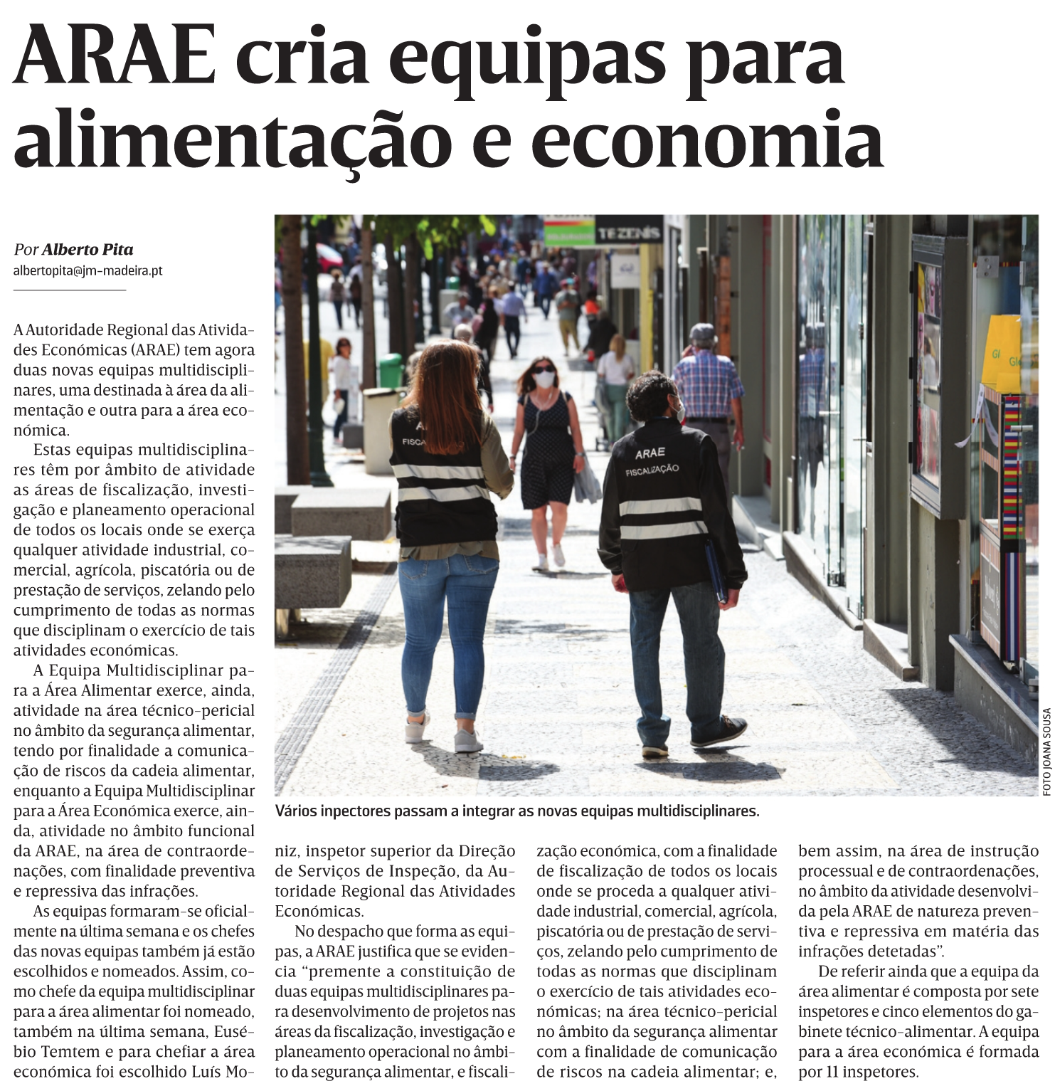 in Diário de Notícias da Madeira, edição de 03/12/2020