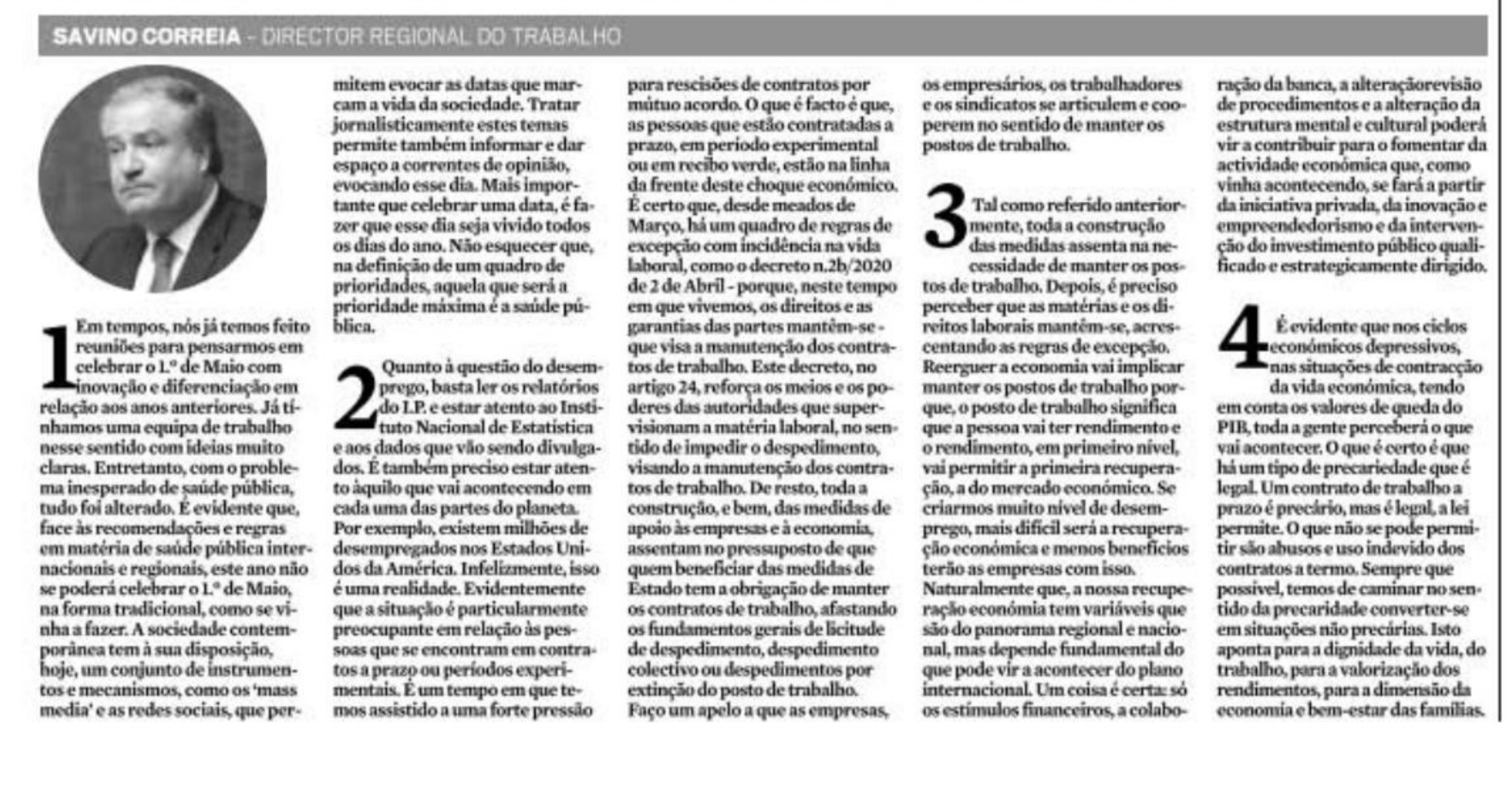 LUTAR PELO TRABALHO CONTRA A PANDEMIA