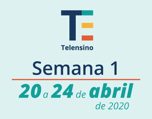 Semana 1 – 20 a 24 de abril | Horário e conteúdos | Ensino Secundário