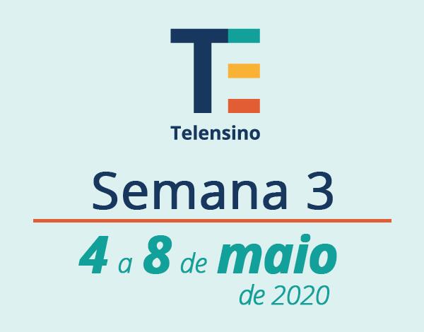Semana 3 – 4 a 8 de maio | Horário e conteúdos | Ensino Secundário