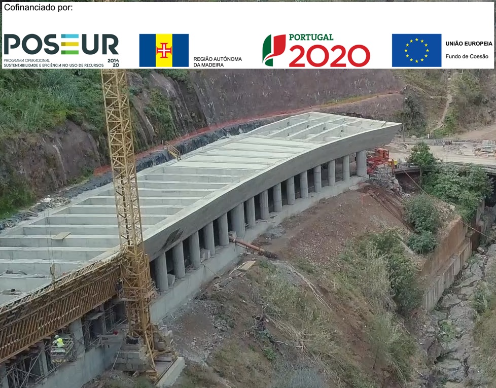 Empreitada de "Prevenção e Mitigação do Risco de Derrocadas nas Escarpas Sobranceiras ao Túnel João Abel de Freitas e na ER 118 - Troço de Ligação à Via Rápida"