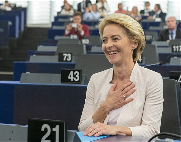 Ursula von der Leyen eleita Presidente da Comissão Europeia