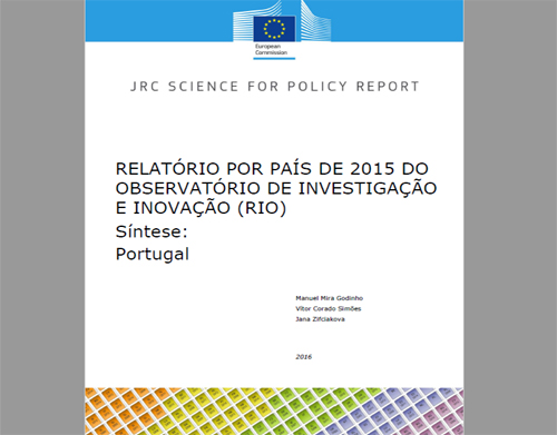 Relatório por País de 2015 do Observatório de Investigação e Inovação (RIO). Síntese: Portugal