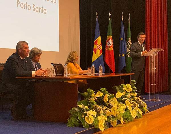 Vice-presidente felicita boa articulação com a Câmara Municipal do Porto Santo