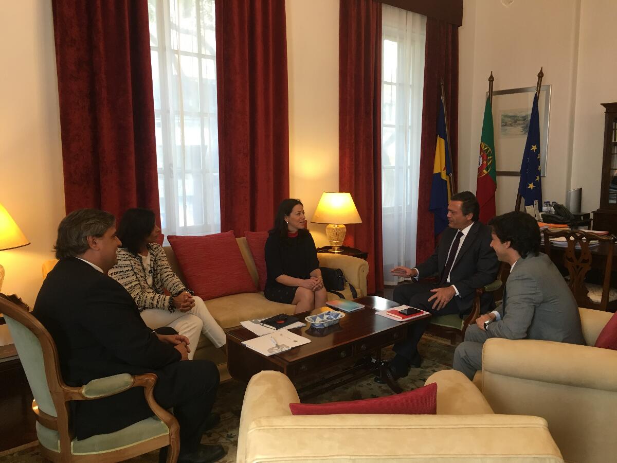 Vice-Presidente recebe representante da Comissão Europeia