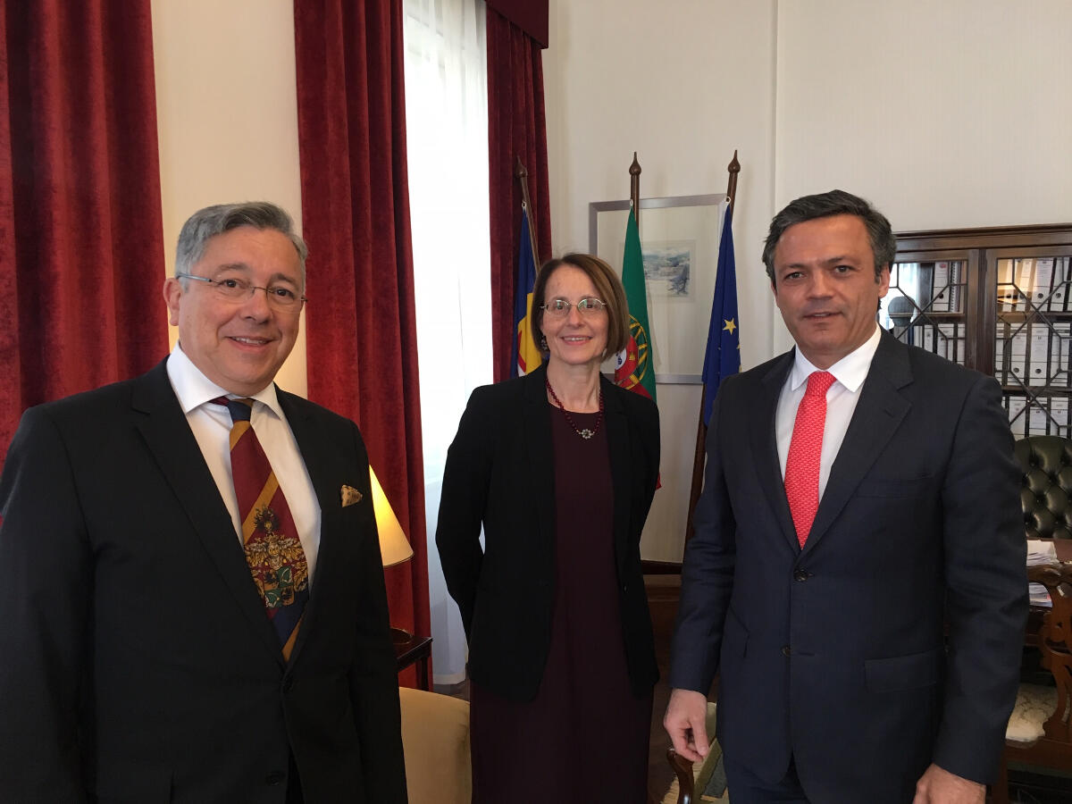 Vice-Presidente recebe embaixadora da Bélgica