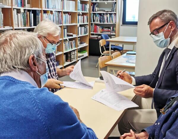 Assinatura de protocolo com Grupo de Folclore e Etnográfico da Boa Nova