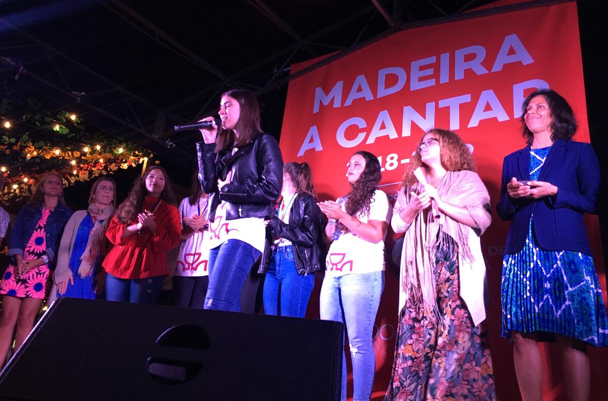 “Madeira a Cantar”: Carolina Gomez é a segunda finalista a subir ao palco, em 2019, representando o Porto Moniz