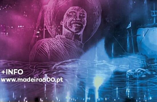 Ecrã de água projeta história dos Descobrimentos