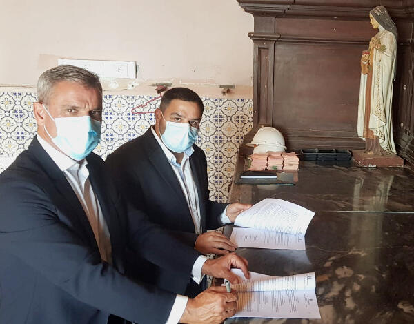 Secretaria Regional da Cultura apoia recuperação da Igreja de São João Baptista na Calheta 