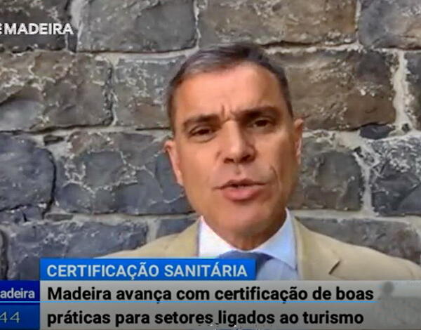 Secretário Regional fala à RTP-M da certificação de boas práticas para o turismo