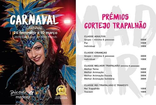 Prémios monetários oscilam entre os 100 e os 500 euros 