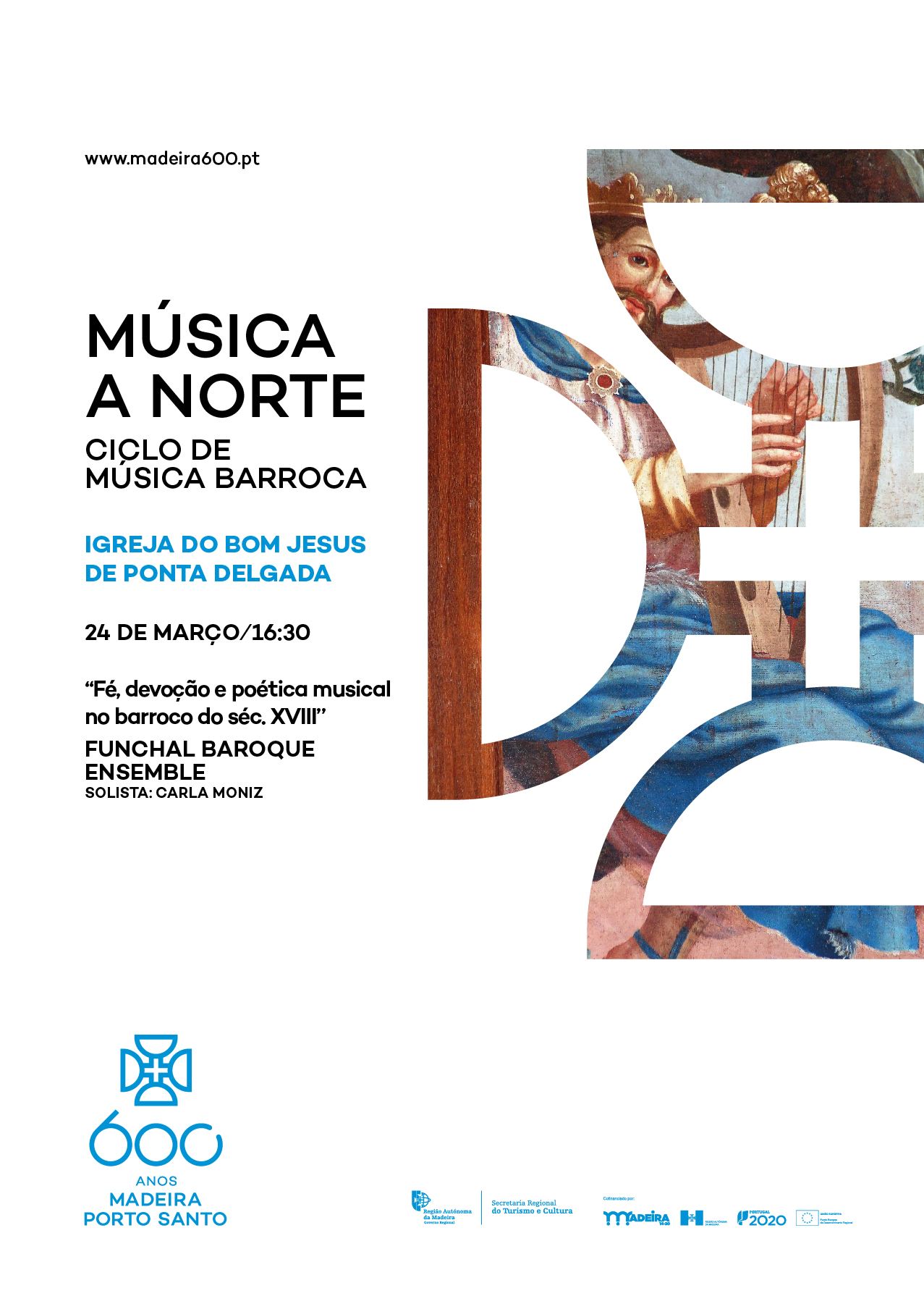 “Música a Norte" chega, neste domingo, à Igreja do Senhor Bom Jesus de Ponta Delgada