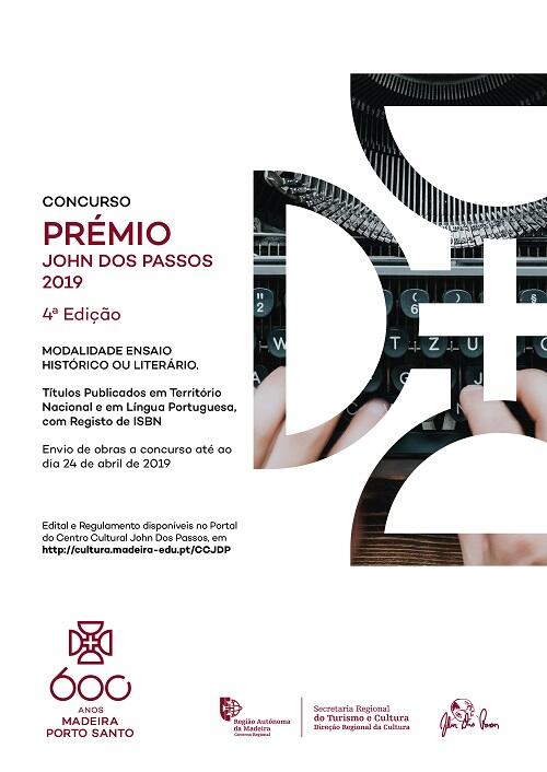 Abertura do concurso Prémio John Dos Passos 2019 