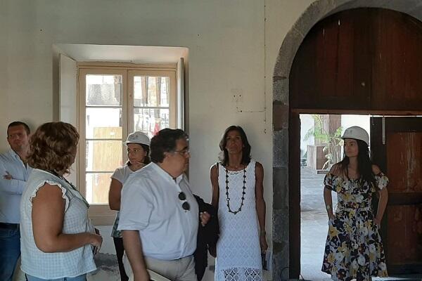 Paula Cabaço visitou primeira fase da obra