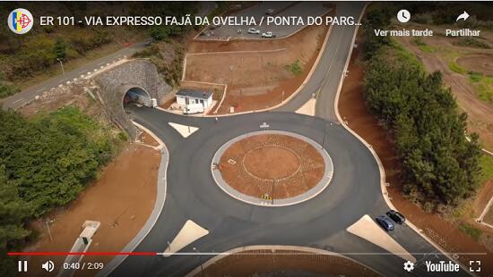 Vídeo mostra como está evoluir a Via Expresso até à Ponta do Pargo