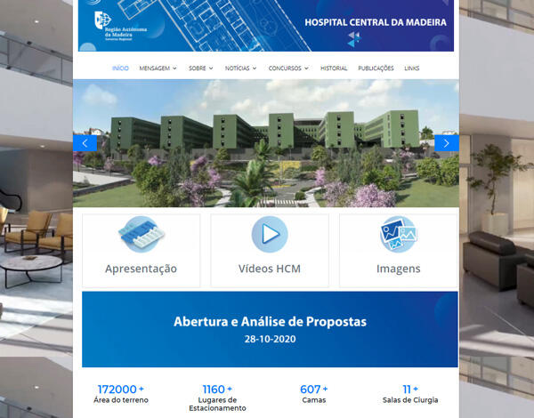 Microsite sobre Hospital Central da Madeira já está disponível