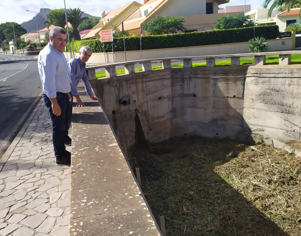 Conservação de linhas de água no Porto Santo para prevenir época de chuvas