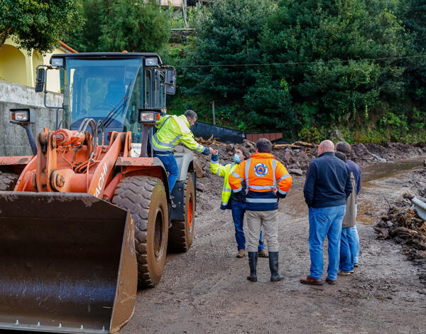 Acessibilidades rodoviárias repostas nas zonas afetadas