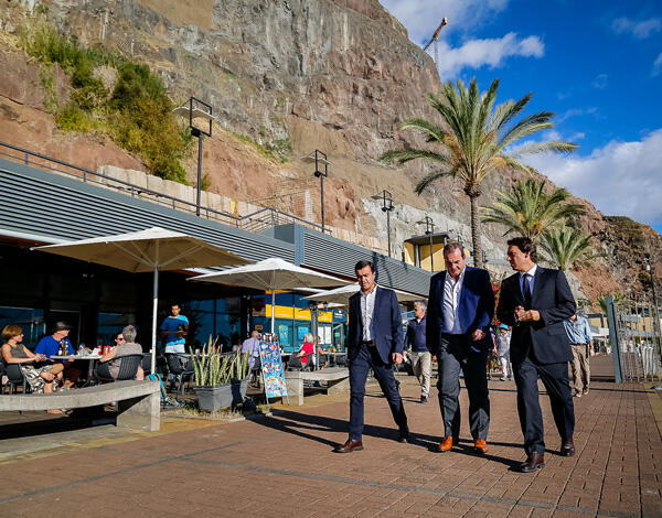 Obra de reparação e reforço do talude sobranceiro ao Porto de Recreio da Calheta concluído até final de dezembro