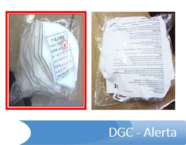 "Máscara de proteção respiratória autofiltrante"