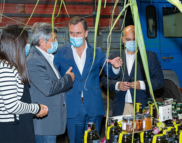 Secretário da Economia visitou Fábrica do Ribeiro Seco em laboração