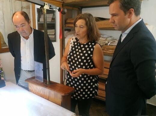 O Secretario Regional da Economia, Rui Barreto, visitou a empresa Bordal