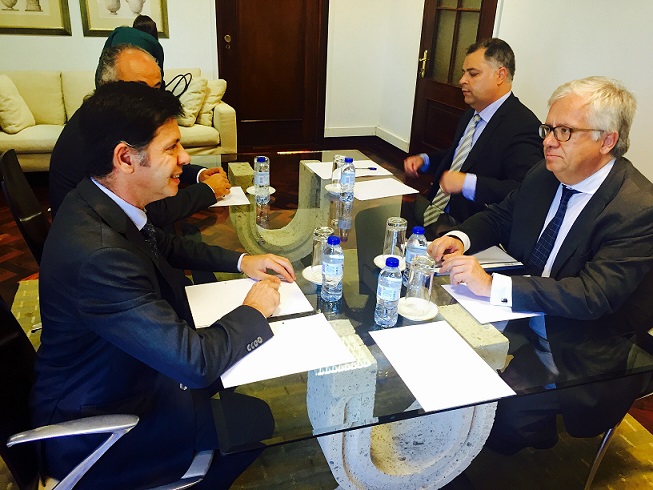 Reunião com o Ministro Adjunto, Eduardo Cabrita