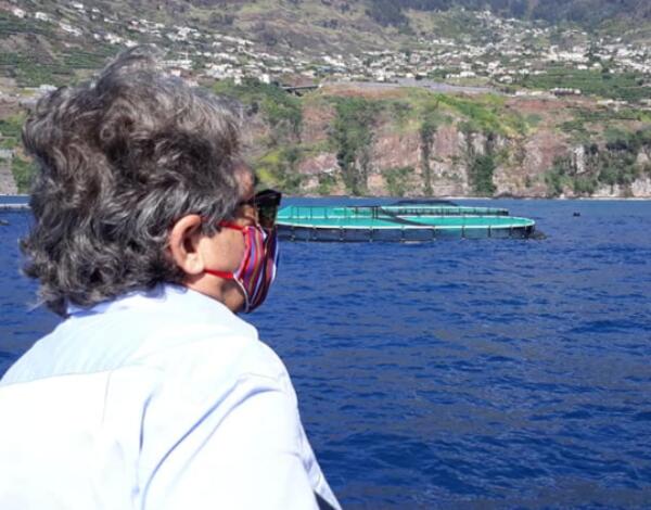 Ministro e secretário regional visitaram instalação de aquacultura na Calheta