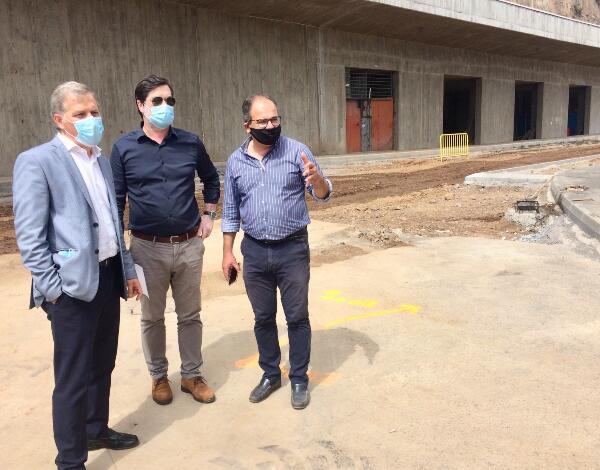 secretário regional de Mar e Pescas visita obras da nova Lota do Funchal