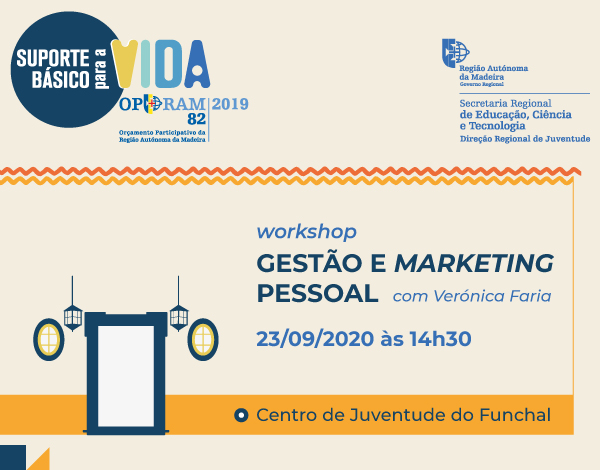 Workshop Presencial |Gestão e Marketing Pessoal | 23 de setembro 