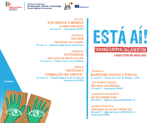 Semana Europeia da Juventude 2021 quase a começar!