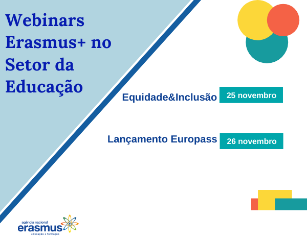 Webinars Erasmus+ no Setor da Educação