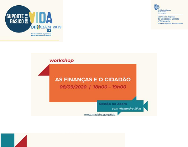 As Finanças e o Cidadão | 8 de setembro - workshop online