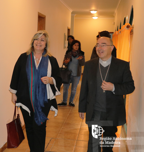 Fundação Aldeia da Paz recebe visita da Secretária Regional e Bispo do Funchal