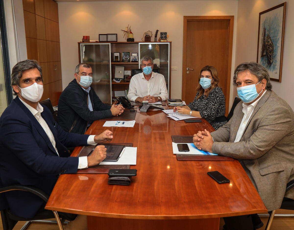 Augusta Aguiar em visita de trabalho ao Porto Santo